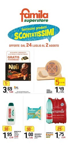 Famila Superstore - Tantissimi prodotti scontatissimi
