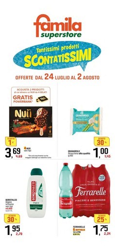 Famila Superstore - Tantissimi prodotti scontatissimi