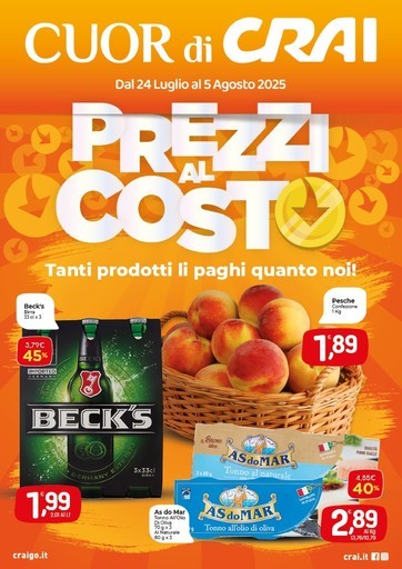 Crai - Prezzi al costo
