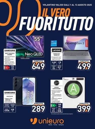 Volantino Unieuro
