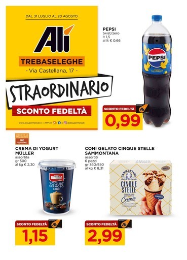 Alì Supermercati - Straordinario
