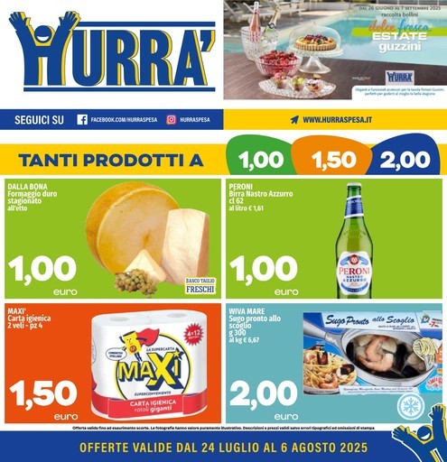 Volantino Hurrà Discount
