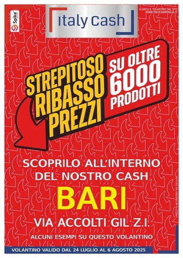 Italy Cash Puglia - Strepitoso prezzi