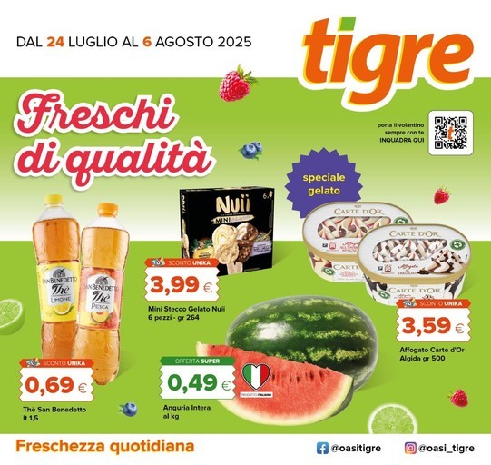 Volantino Tigre