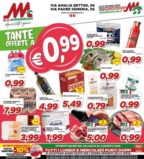 Ma Supermercati - Tante offerte a 0.99