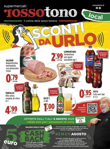 Supermercati Rossotono Local - Sconti da urlo