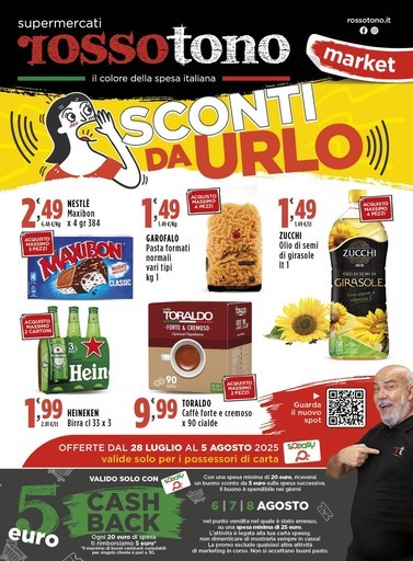 Volantino Supermercati Rossotono Market