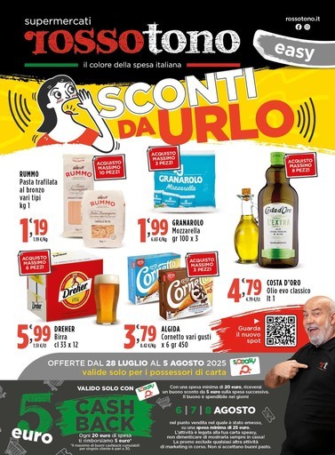 Volantino Supermercati Rossotono Easy