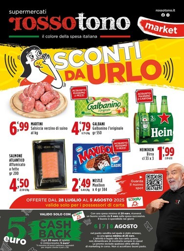 Supermercati Rossotono Market - Sconti da urlo