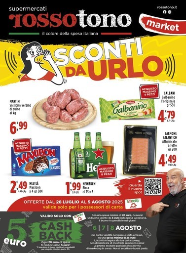 Supermercati Rossotono Market - Sconti da urlo