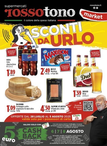Volantino Supermercati Rossotono Market
