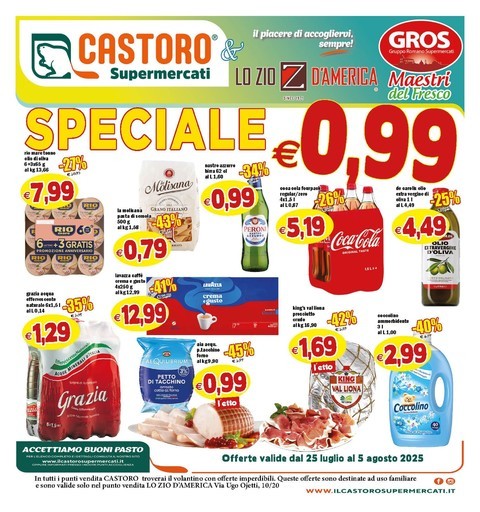 Volantino Il Castoro Supermercati