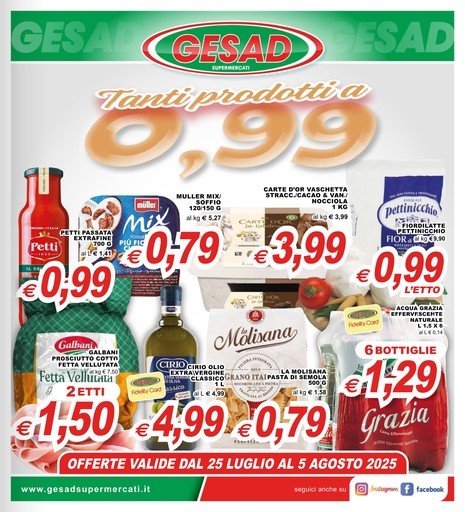 Volantino Gesad Supermercati