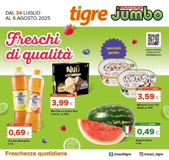 Volantino Tigre