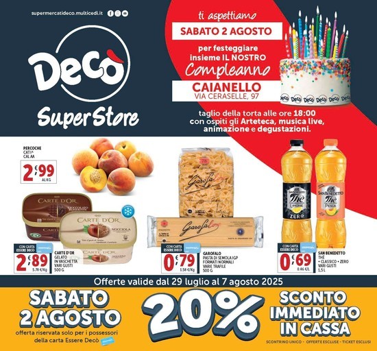 Deco - 20% sconto immediato in cassa