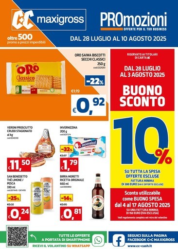 Volantino C+C Cash and Carry