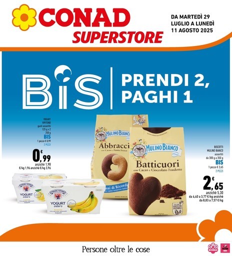 Conad Superstore - Prendi 2 paghi 1