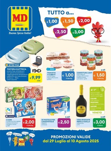 MD - Tutto a 1€ 1.5€ 2€ 2.5€ 3€