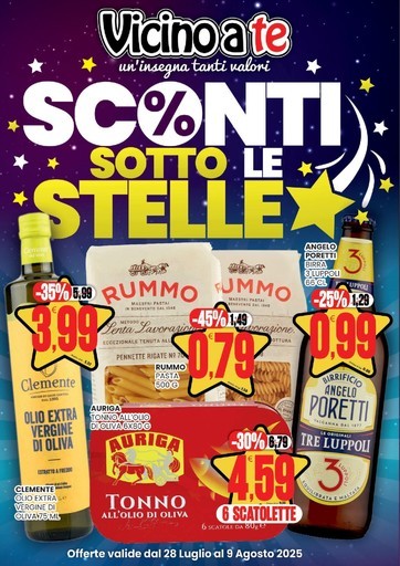 Vicino a te - Sconti sotto le stelle