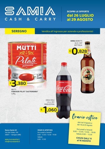 Volantino Samia Cash and Carry