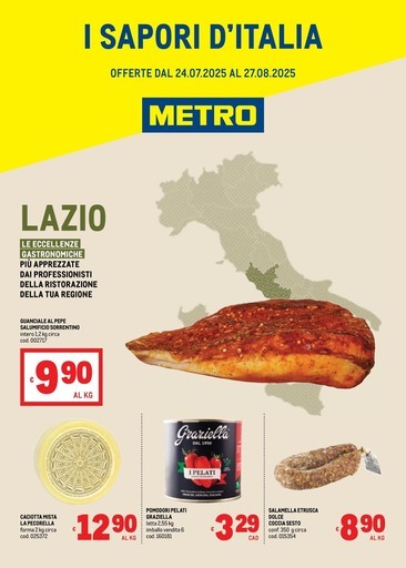 Metro - Sapori d'Italia - Lazio