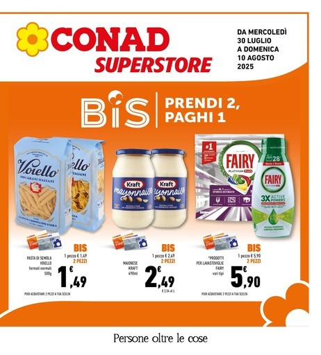 Conad Superstore - BIS Prendi 2, Paghi 1
