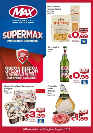 Volantino Max Supermercati