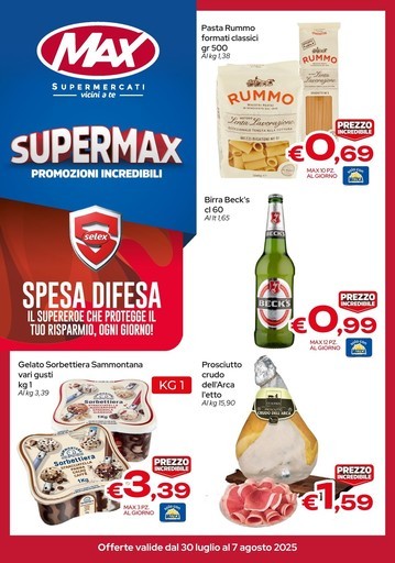 Volantino Max Supermercati
