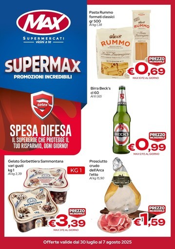 Volantino Max Supermercati