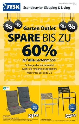Jysk - SPARE BIS ZU 60%