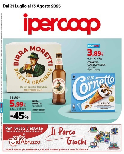 Ipercoop - Dal 31 Luglio al 13 Agosto 2025