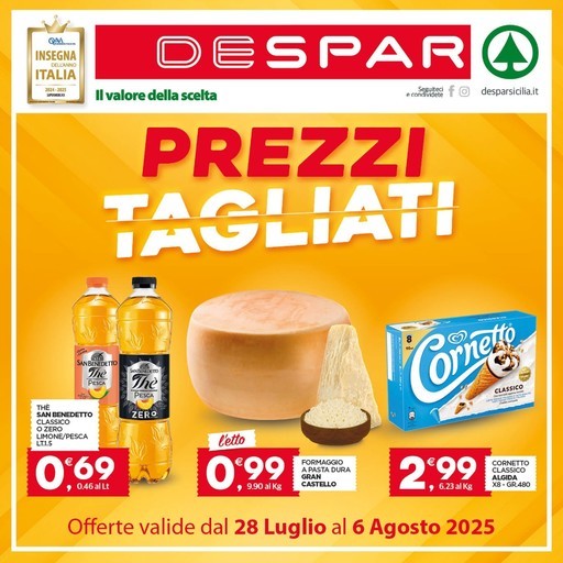 Despar - Prezzi tagliati