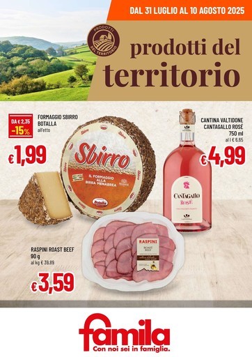 Famila - PRODOTTI DEL TERRITORIO