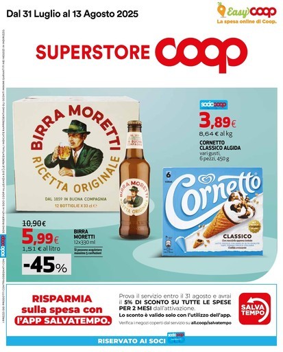Volantino Coop Alleanza Superstore