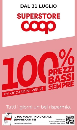 Volantino Coop Alleanza Superstore