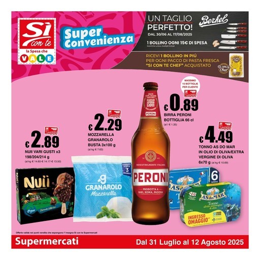 Volantino Si con te supermercati