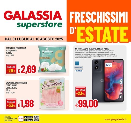 Volantino Galassia
