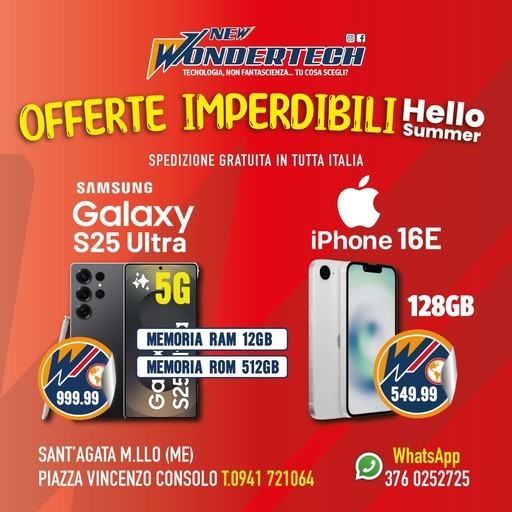 Volantino New Wondertech