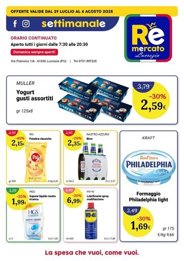Volantino Re Mercato Lucrezia
