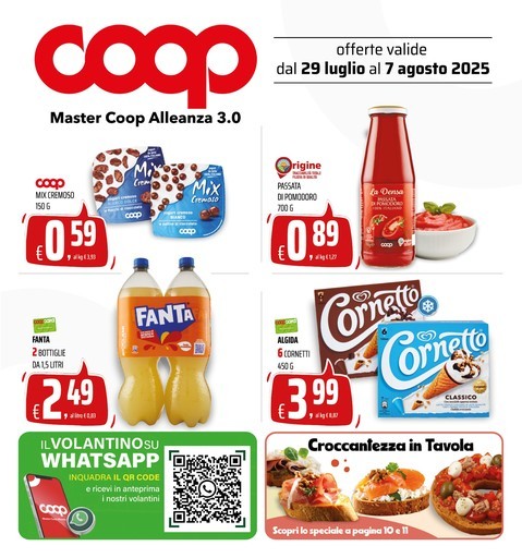 Coop - dal 29 luglio al 7 agosto 2025