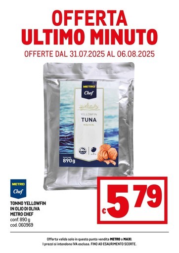 Volantino Metro