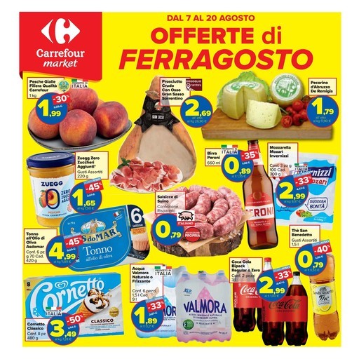 Carrefour Market - Offerte di ferragosto