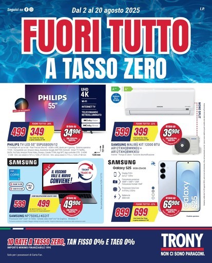 Volantino Trony