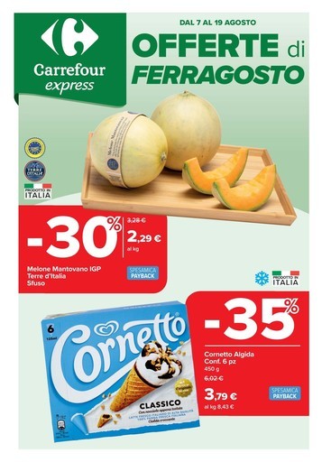 Carrefour Express - Offerte di ferragosto
