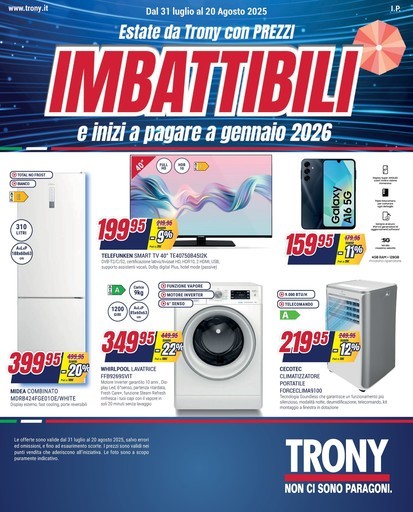 Trony - Prezzi imbattibili da Trony!