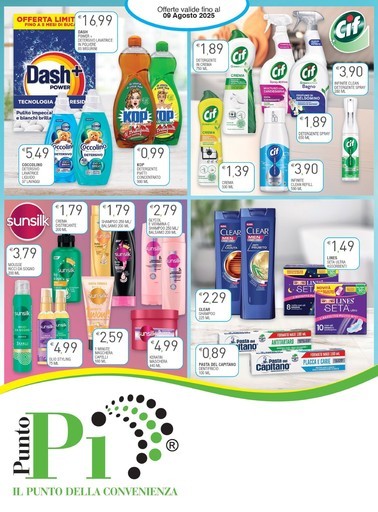 Supermercato 4P - Offerta valide fino al 09 agosto