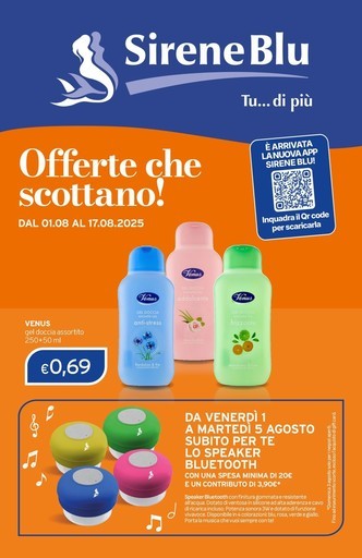 Volantino Sirene Blu