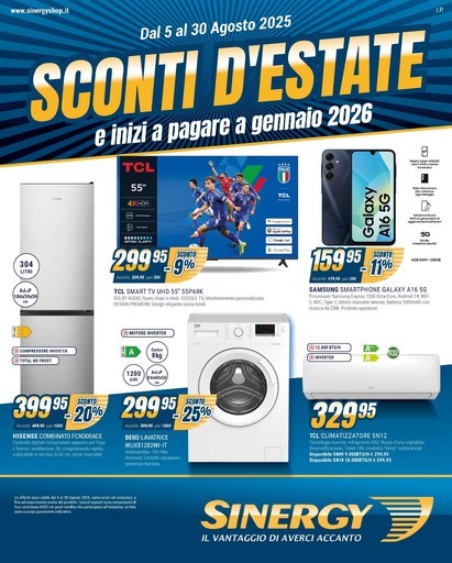 Volantino Sinergy