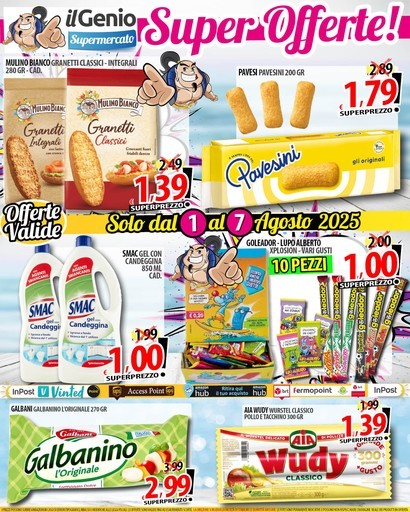 Il Genio Supermercato - Dal 1 al 7 agosto 2025