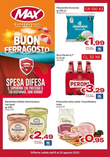Volantino Max Supermercati